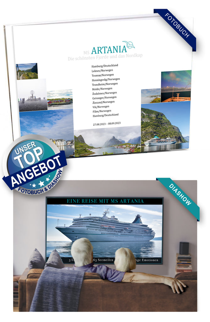 ART330_Die schönsten Fjorde und das Nordkap mit MS Artania 27.08.2023 – 08.09.2023