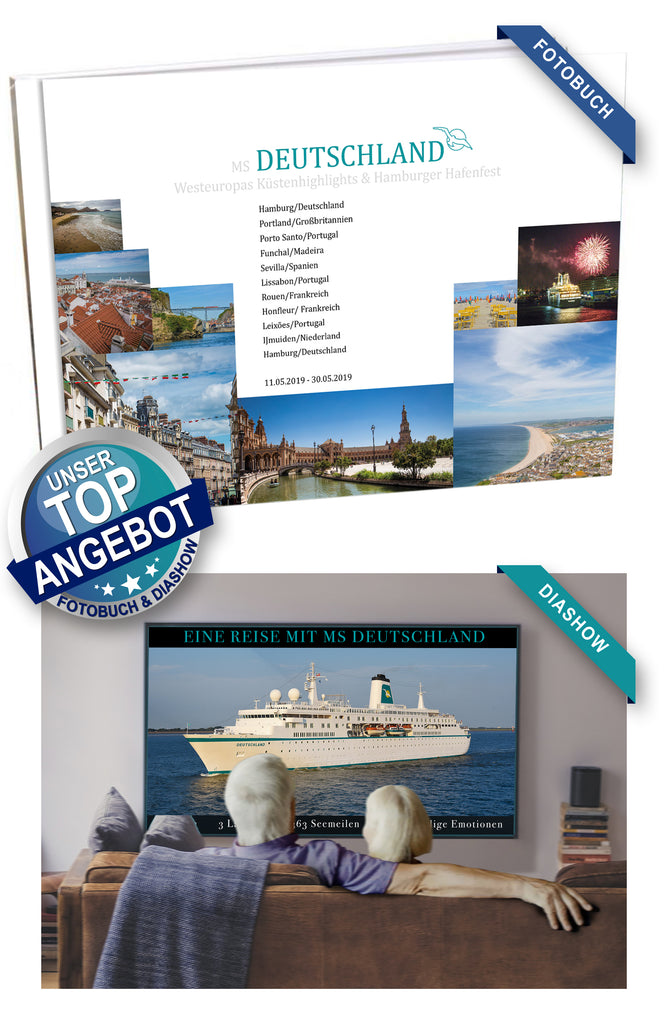 DEU032_ Westeuropas Küstenhighlights & Hamburger Hafenfest mit MS Deutschland 11.05.2019 - 30.05.2019
