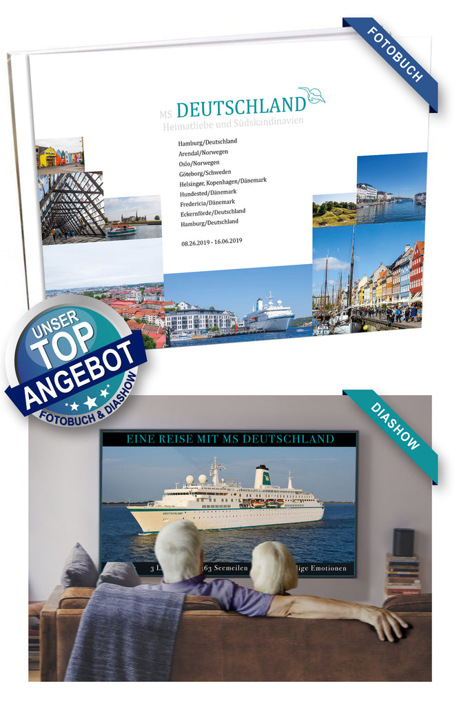 DEU034_ Heimatliebe und Südskandinavien mit MS Deutschland 08.06.2019 - 16.06.2019