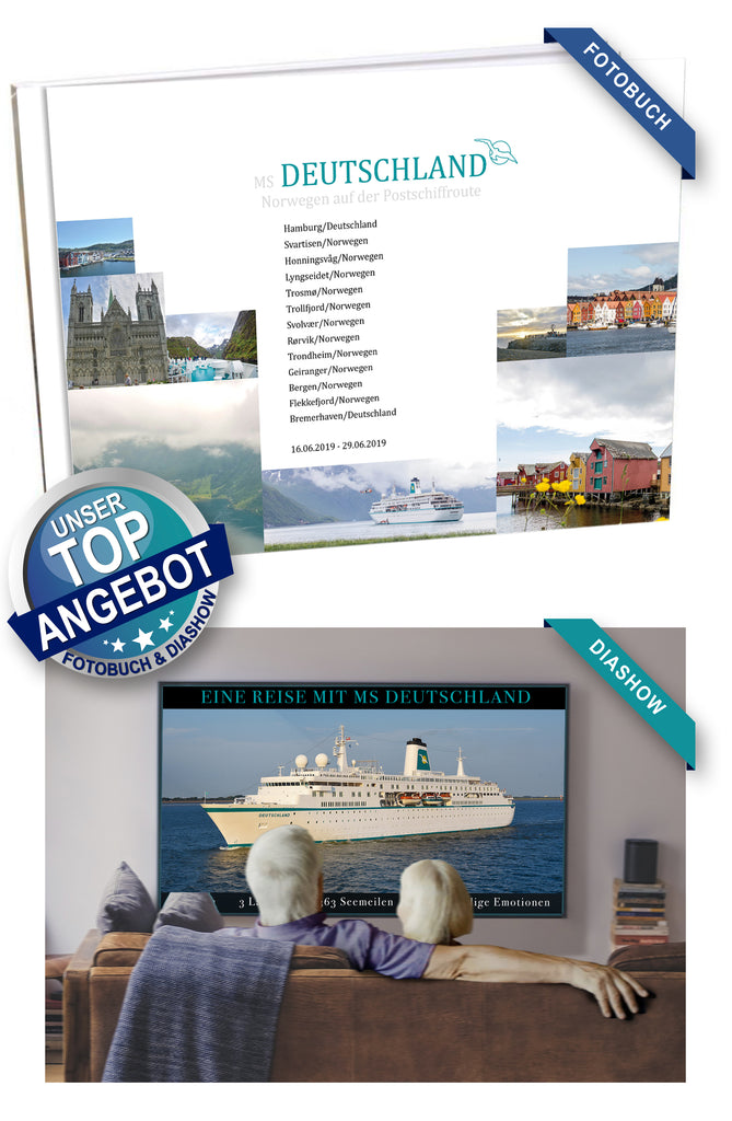 DEU035_ Norwegen auf der Postschiffroute mit MS Deutschland 16.06.2019 - 29.06.2019