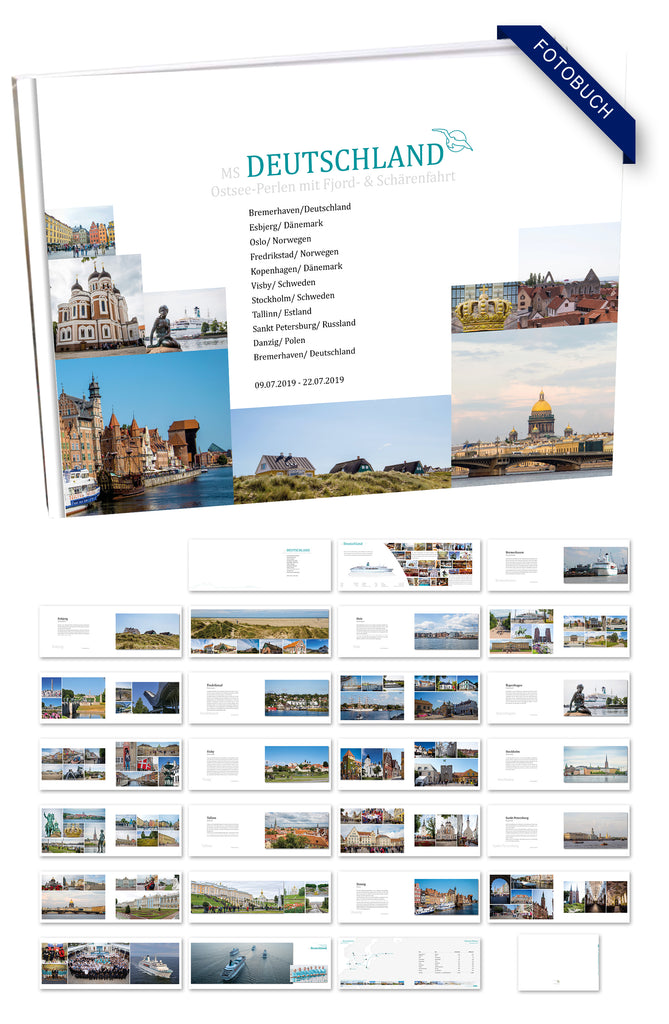 DEU037_ Ostsee-Perlen mit Fjord- & Schärenfahrt mit MS Deutschland 09.07.2019 - 22.07.2019