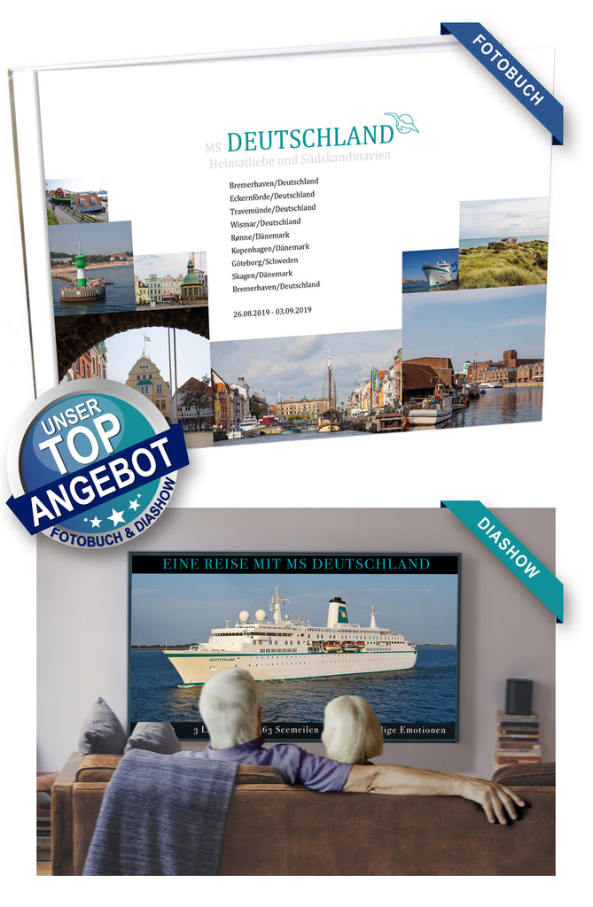 DEU040_ Heimatliebe und Südskandinavien mit MS Deutschland 26.08.2019 - 03.09.2019
