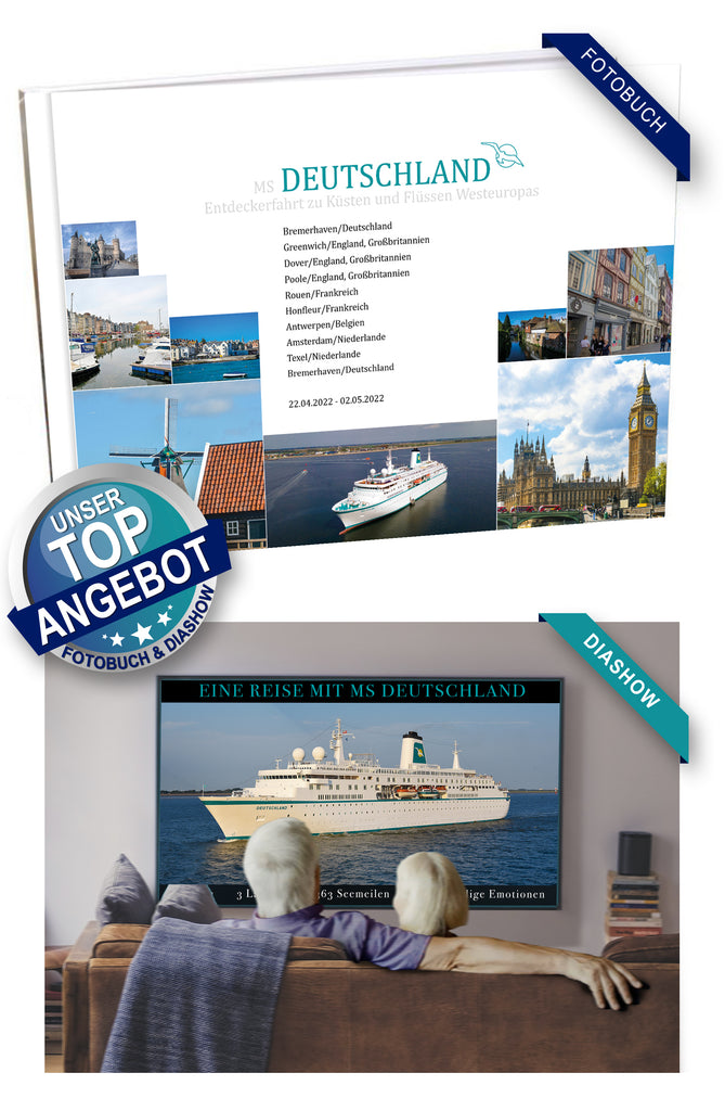 DEU062_ Entdeckerfahrt zu Küsten und Flüssen Westeuropas mit MS Deutschland 22.04.2022 - 02.05.2022