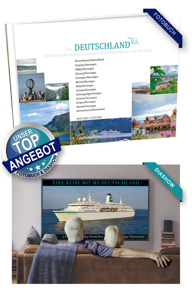 DEU069A_ Das Beste Norwegens zwischen Südschärenküste und Nordkap mit MS Deutschland  09.07.2022 - 21.07.2022