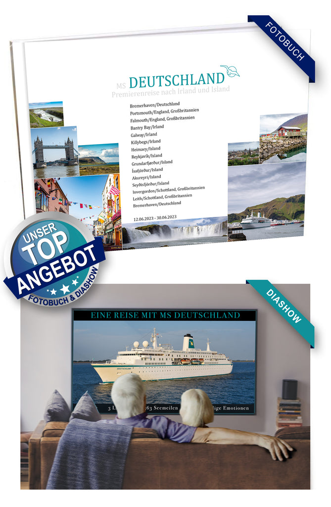 DEU075_ Premierenreise nach Irland und Island mit MS Deutschland  12.06.2023 - 30.06.2023