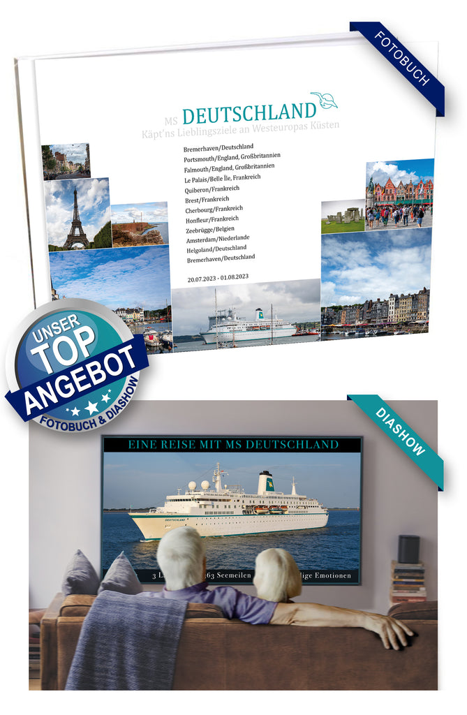 DEU077_ Käpt’ns Lieblingsziele an Westeuropas Küsten mit MS Deutschland 20.07.2023 - 01.08.2023