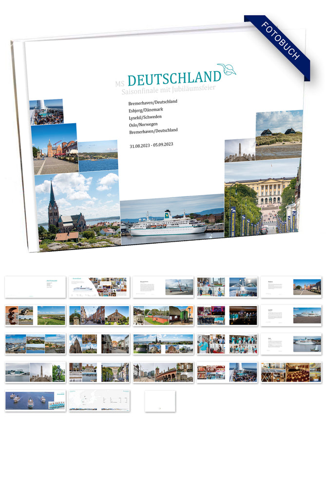 DEU078B_ Saisonfinale mit Jubiläumsfeier mit MS Deutschland 31.08.2023 - 05.09.2023