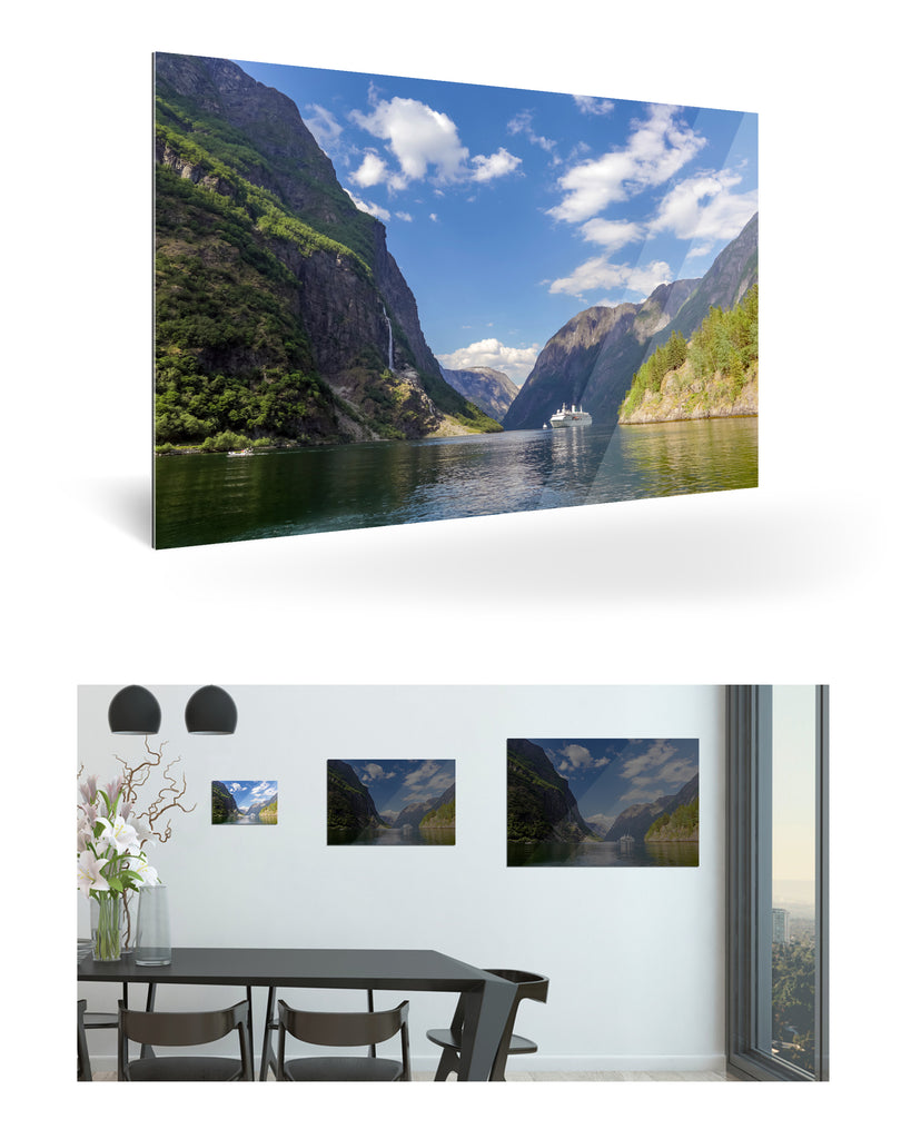 Flåm, Norwegen mit MS Deutschland