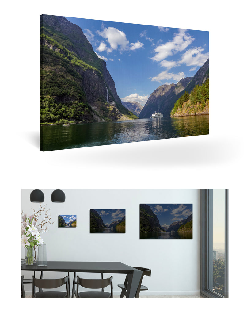 Flåm, Norwegen mit MS Deutschland