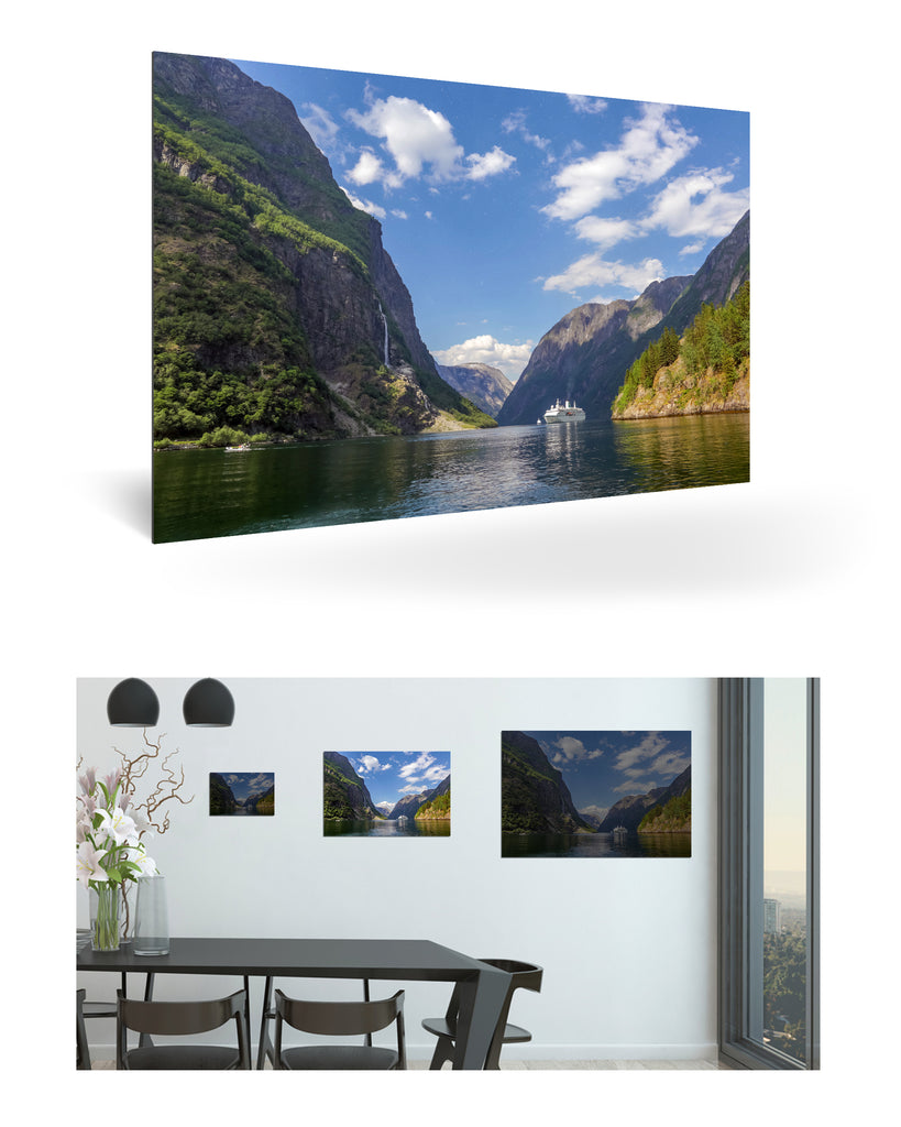 Flåm, Norwegen mit MS Deutschland