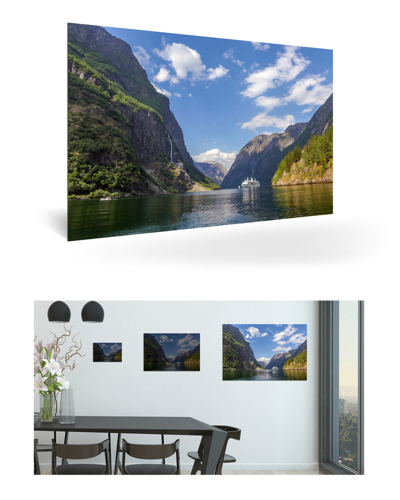 Flåm, Norwegen mit MS Deutschland