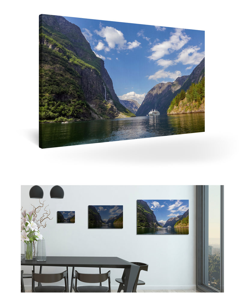 Flåm, Norwegen mit MS Deutschland