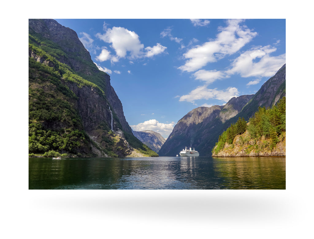 Flåm, Norwegen mit MS Deutschland