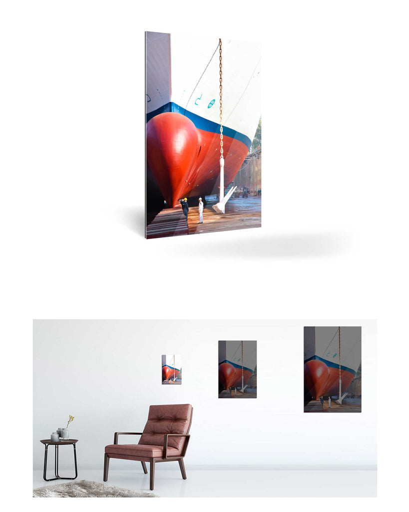 Umrüstung der MS Amadea in Bremerhaven