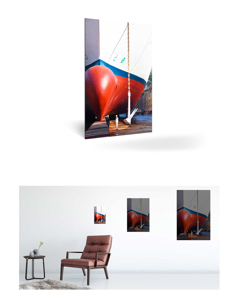 Umrüstung der MS Amadea in Bremerhaven