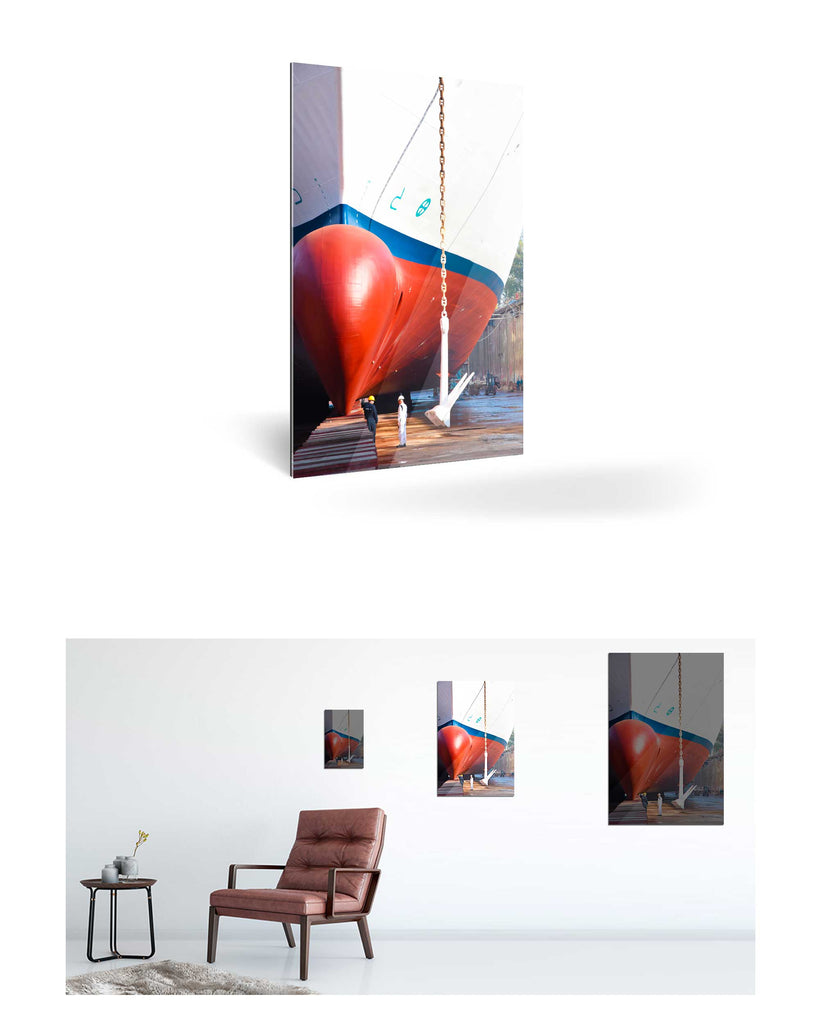 Umrüstung der MS Amadea in Bremerhaven