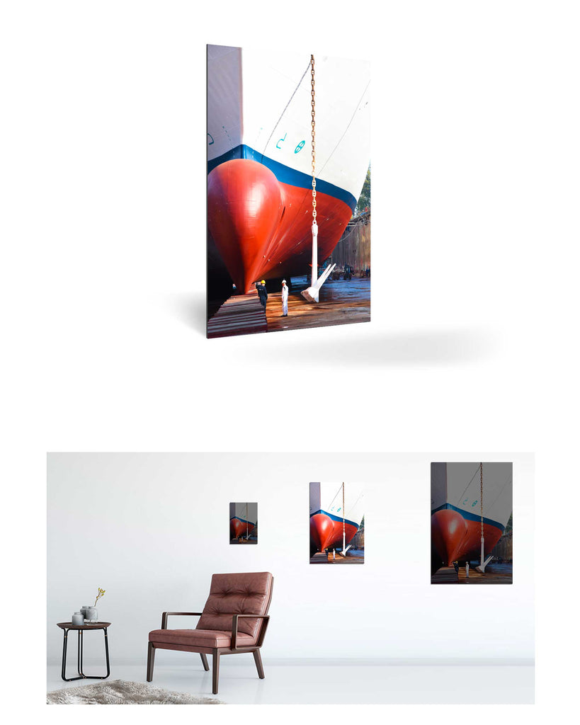 Umrüstung der MS Amadea in Bremerhaven