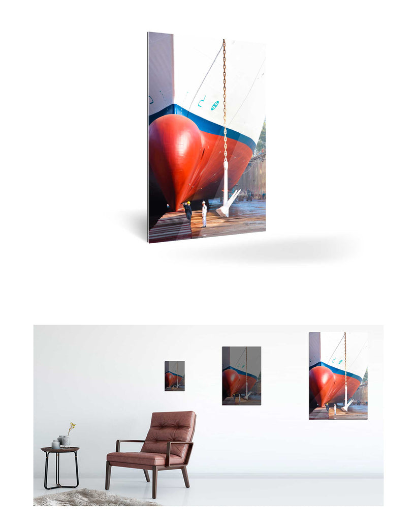 Umrüstung der MS Amadea in Bremerhaven