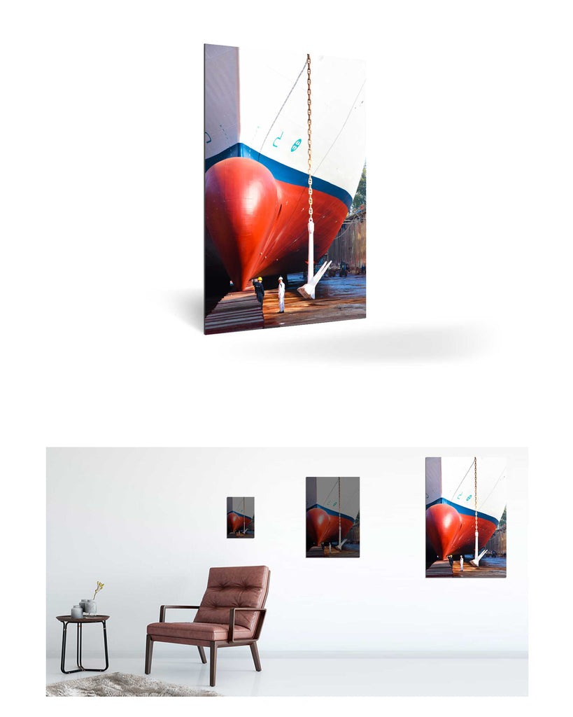 Umrüstung der MS Amadea in Bremerhaven