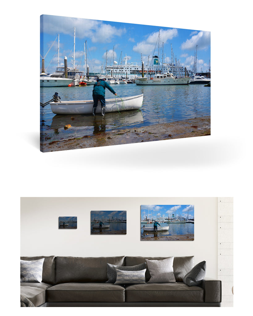 Falmouth, England mit MS Deutschland