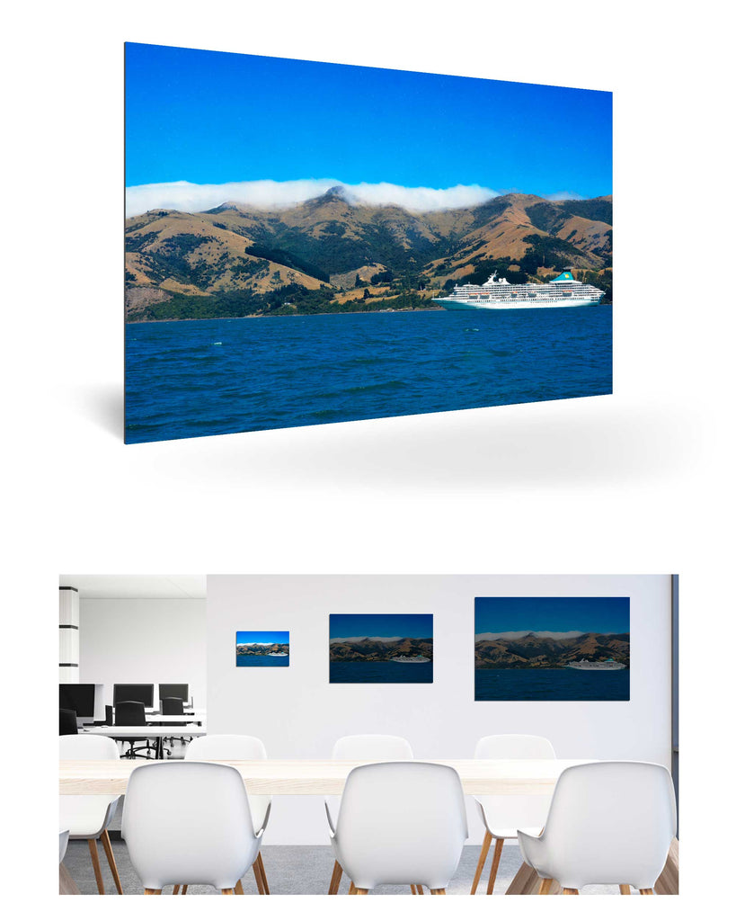 Akaroa, Neuseeland mit MS Artania