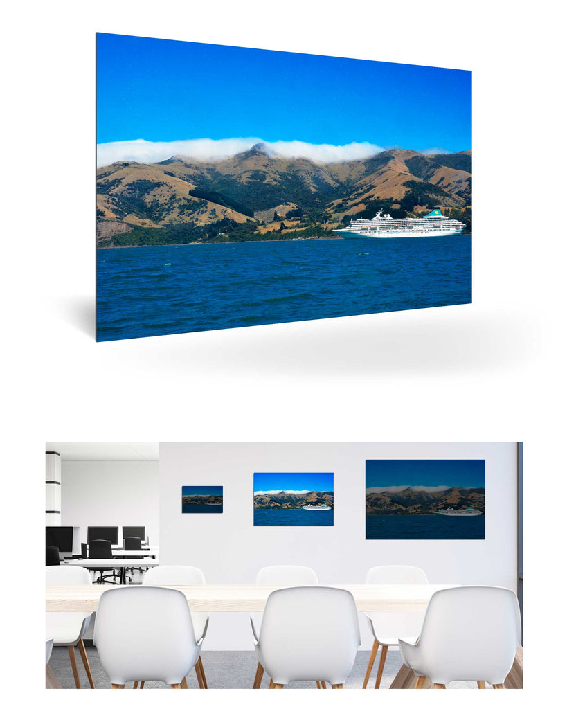 Akaroa, Neuseeland mit MS Artania