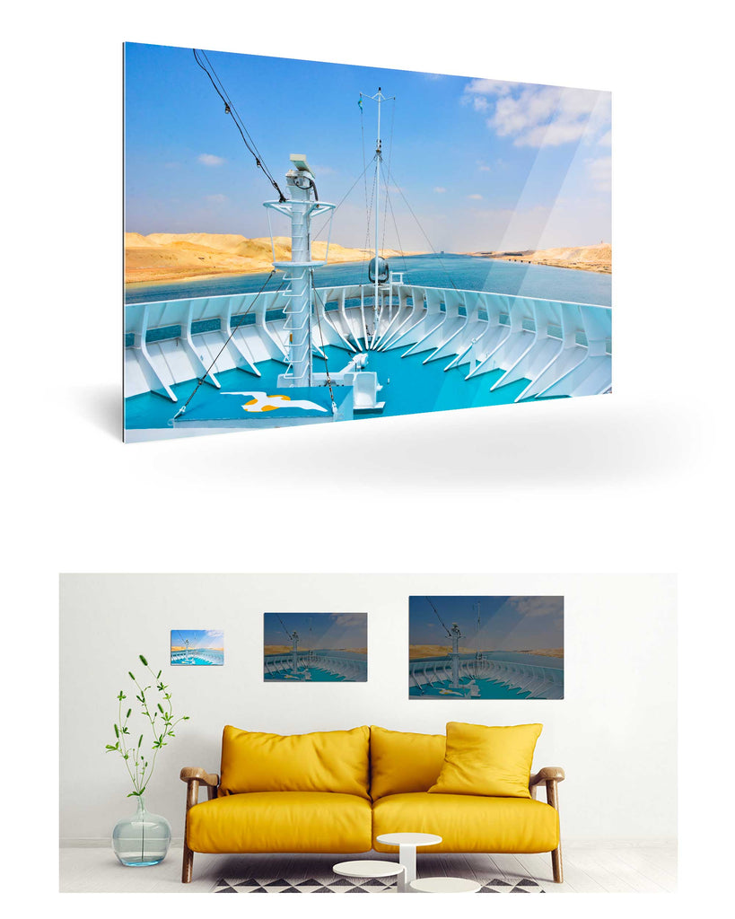 Sueskanal, Ägypten mit MS Artania