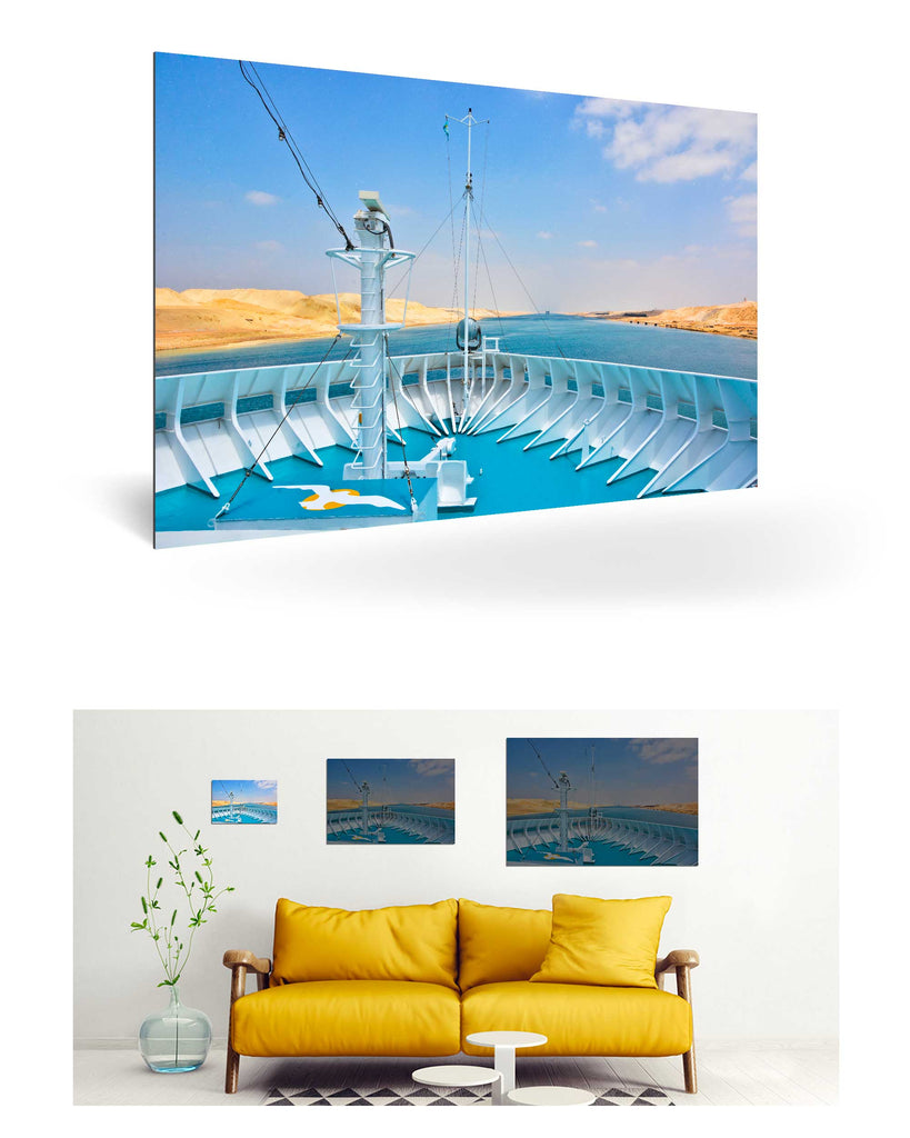 Sueskanal, Ägypten mit MS Artania