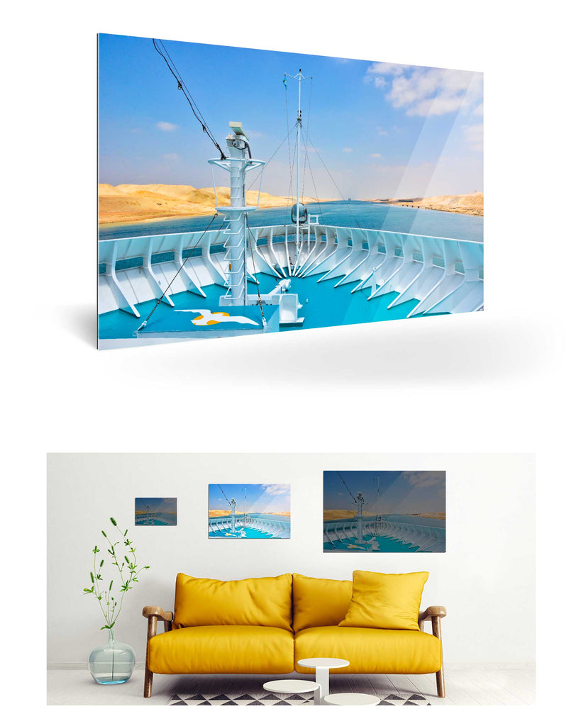 Sueskanal, Ägypten mit MS Artania