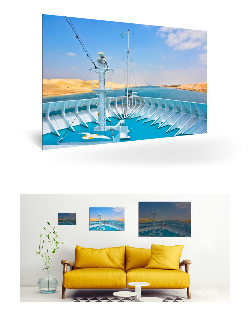 Sueskanal, Ägypten mit MS Artania