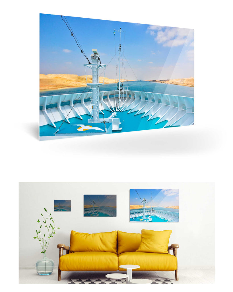 Sueskanal, Ägypten mit MS Artania