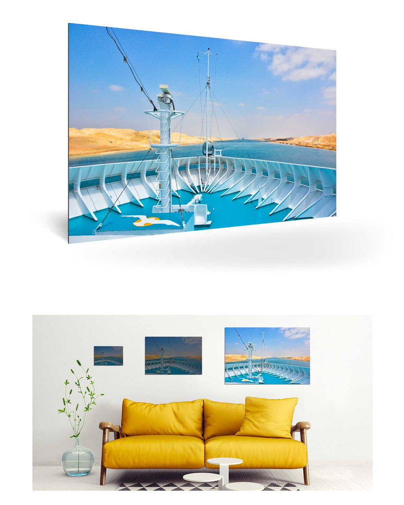 Sueskanal, Ägypten mit MS Artania